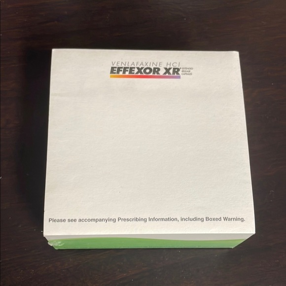 Other - Effexor XR Notepad with Green Edge Sticky Notes 2005 Vintage Sealed NOS NWT